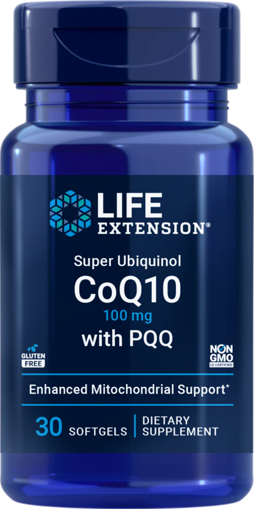 Super Ubiquinol CoQ10 w/ PQQ 30 gels