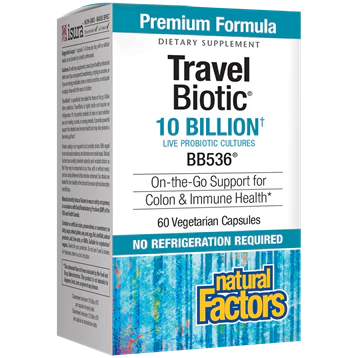 TravelBiotic 10 Billion 60 vegcaps