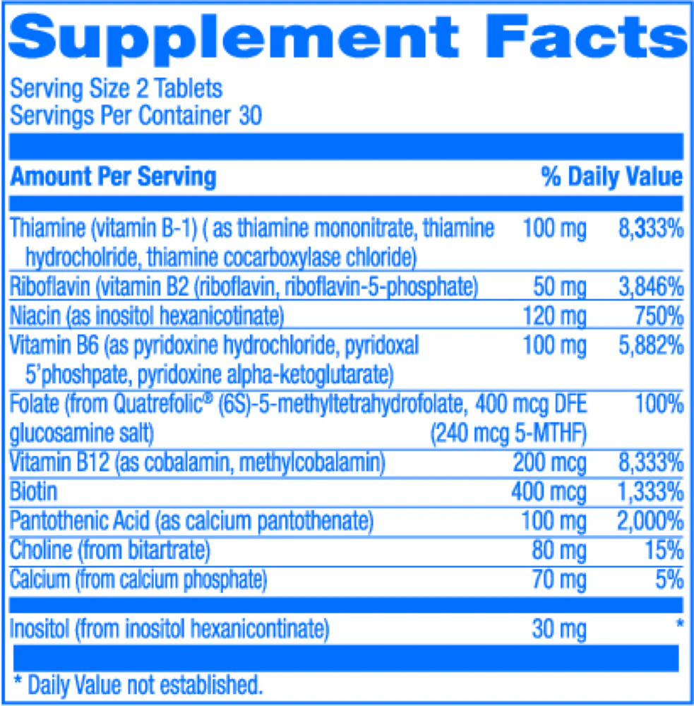 TRI-B-Plex 60 tabs - Image 2