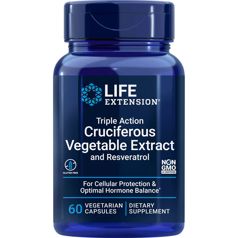 Cruciferous Vegetable Extract Blend and Resveratrol 60 caps