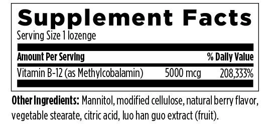 Vitamin B12 60 Lozenges - Image 2