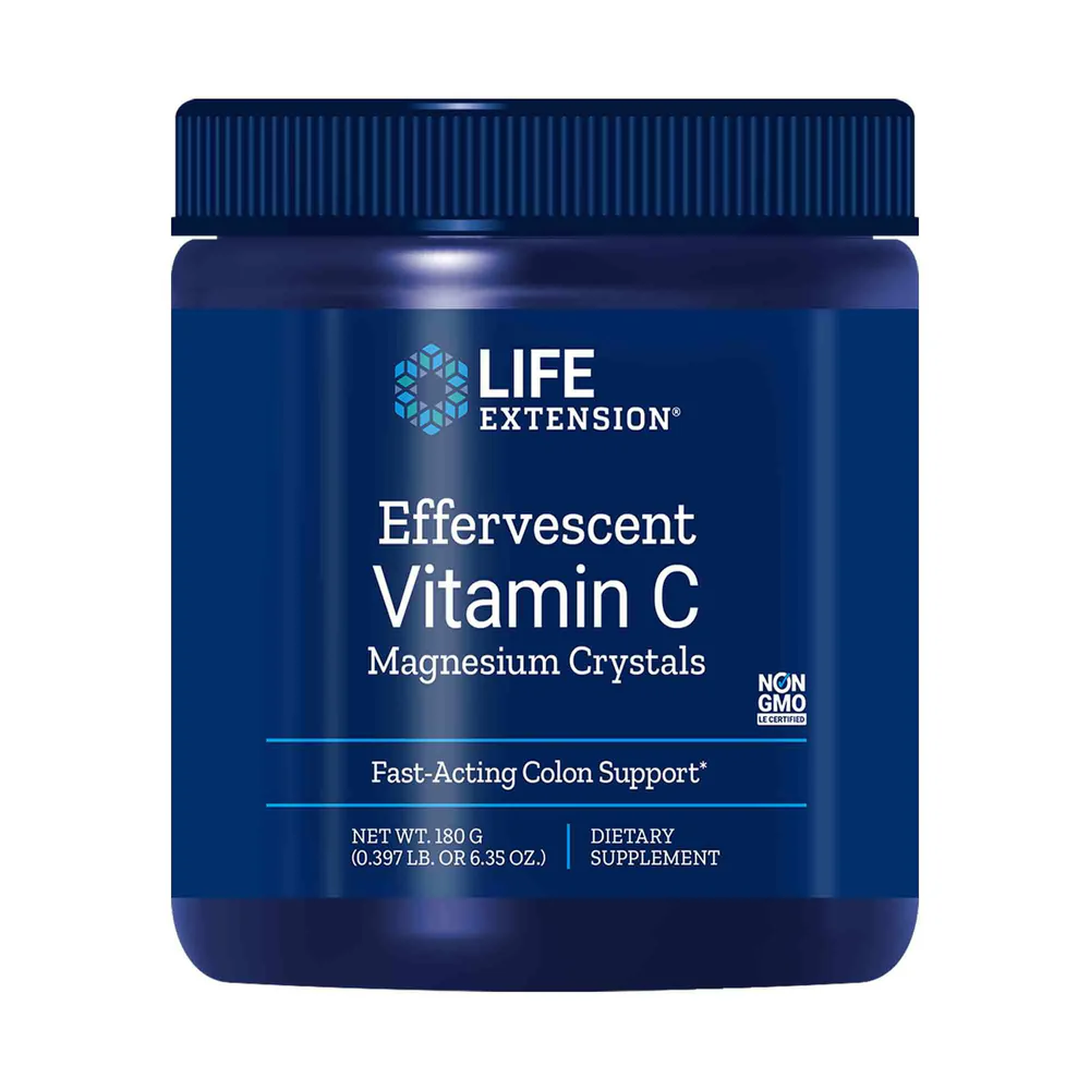 Effervescent Vitamin C Magnesium Crystals 180 grams