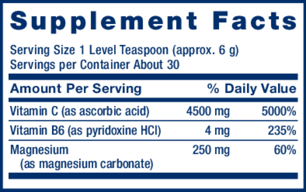 Effervescent Vitamin C Magnesium Crystals 180 grams - Image 2