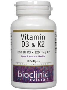 Vitamin D3 & K2 60 gels